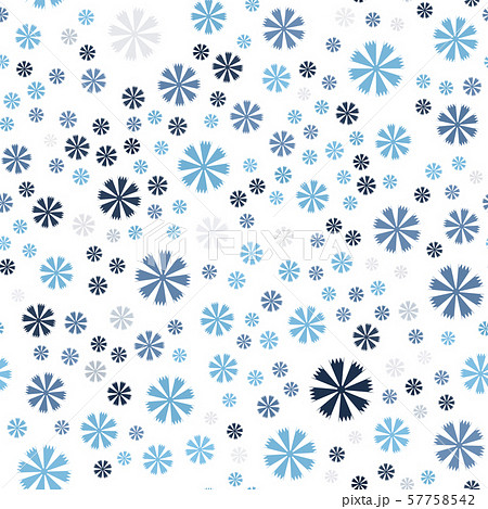 Cornflower pattern. Seamless vector Cornflower pattern. Seamless vector 57758542