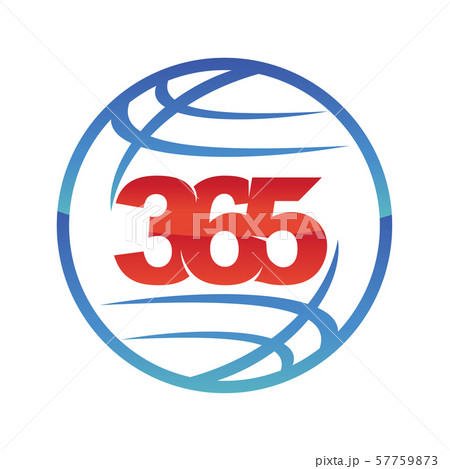 world global 365 infinity logo icon design 57759873