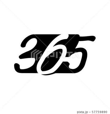 Modern 365 infinity logo icon design illustration 57759890