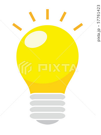 豆電球のイラスト素材 57761423 Pixta