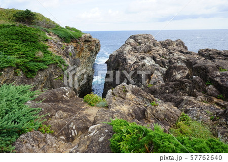 本州最東端の地三陸ジオパーク魹ヶ埼の風景 57762640