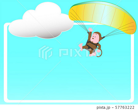 スカイスポーツを楽しむ動物たち 57763222