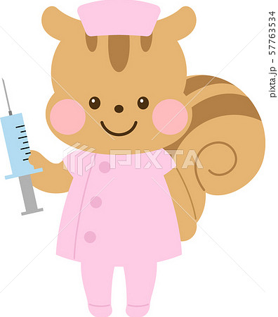 りすのお医者さん7のイラスト素材