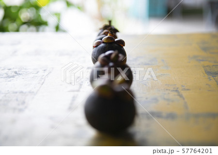 Mangosteen fruits Thailand sweet delicious popular and useful body, sale on the market 57764201