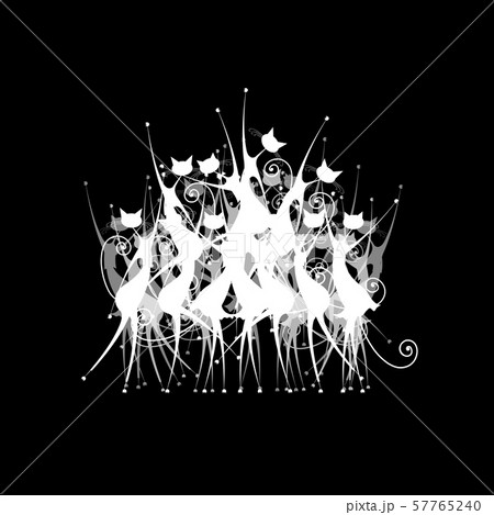 Catwoman party, vector illustration for your Catwoman party, vector illustration for your 57765240