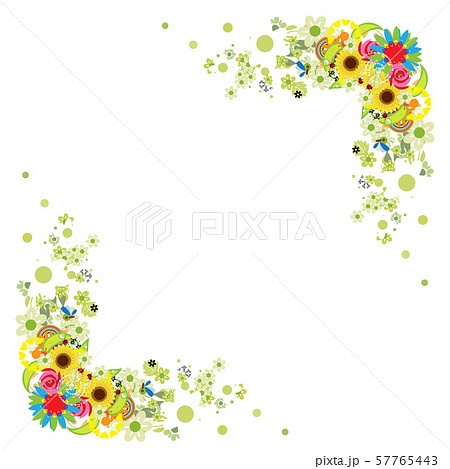 Floral frame for your design 57765443