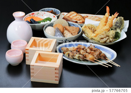 日本酒と和食_居酒屋料理 日本酒と和食_居酒屋料理 57766705