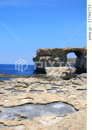 Azure window on Gozo island, Malta 57766754