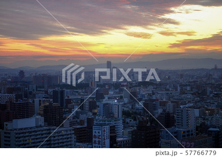 都市の夕景 都市の夕景 57766779