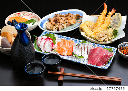 日本酒と和食_居酒屋料理 日本酒と和食_居酒屋料理 57767426
