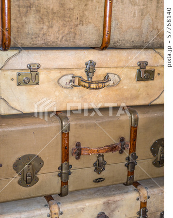 Old vintage leather suitcases Old vintage leather suitcases 57768140