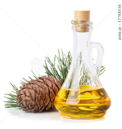 cedar oil in glass bottle cedar oil in glass bottle 57768536
