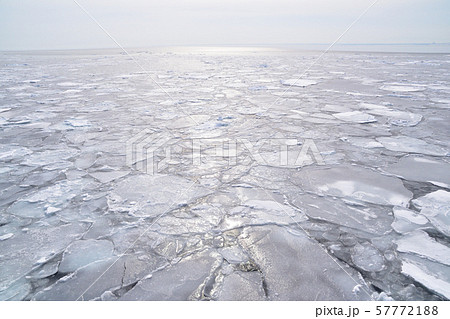流氷　網走沖　 57772188