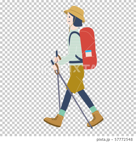 Woman trekking 57772548