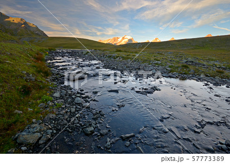 Gran Paradiso sunset 57773389