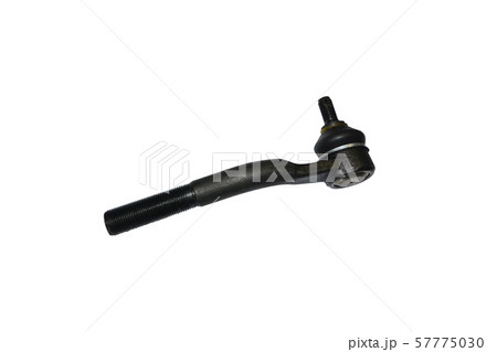 Automobile steering rod tip isolated on a white background Automobile steering rod tip isolated on a white background 57775030