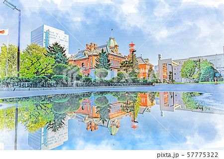 北海道の夏 赤れんが庁舎 (北海道庁旧本庁舎) 北海道の夏 赤れんが庁舎 (北海道庁旧本庁舎) 57775322