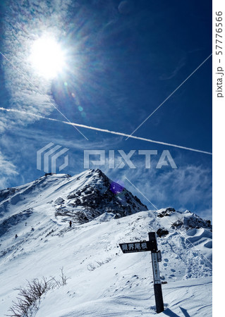 厳冬の八ヶ岳主峰・赤岳 57776566
