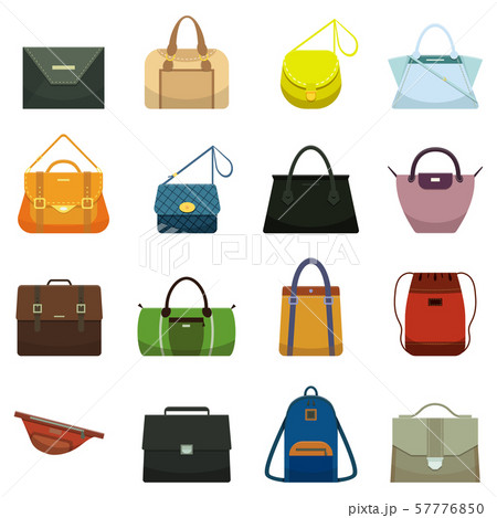 Female leather handbags and male accessory. Colorful handbag accessories, beauty bags and purse Female leather handbags and male accessory. Colorful handbag accessories, beauty bags and purse 57776850