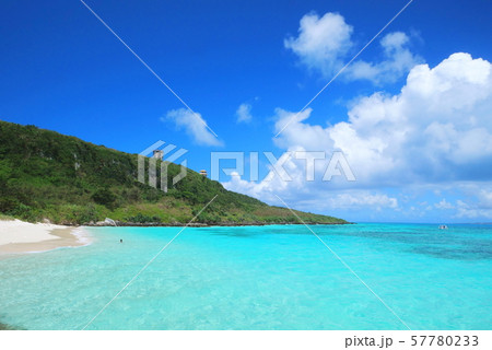 宮古島　来間島の猫の舌ビーチ 57780233