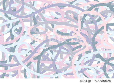 curve pattern with irregular lines, random lines, complex lines, abstract pastel colour background 57780620