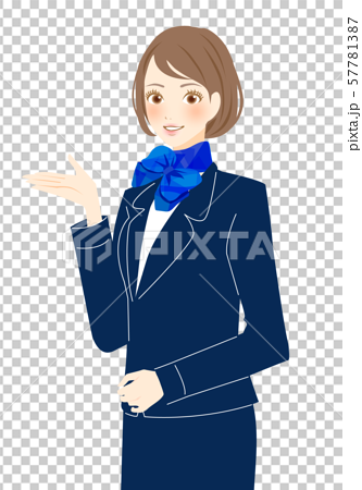 Flight attendant, airline, flight attendant... - Stock Illustration  [57781387] - PIXTA