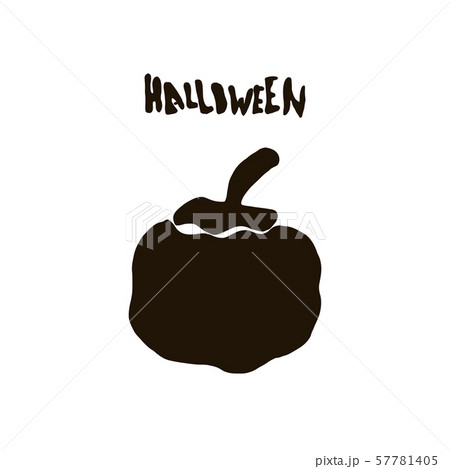 Halloween silhouette character of pumpkin for 57781405