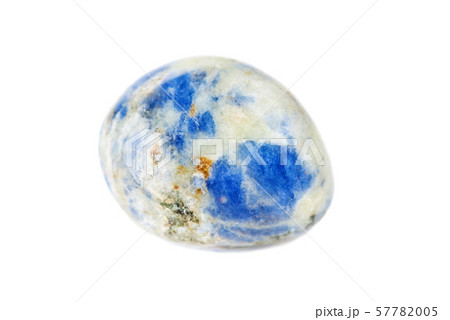 Natural Sodalite on white background 57782005