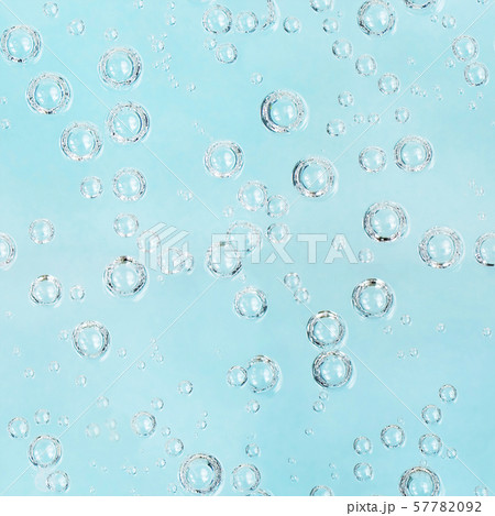 Blue background with soda bubbles 57782092