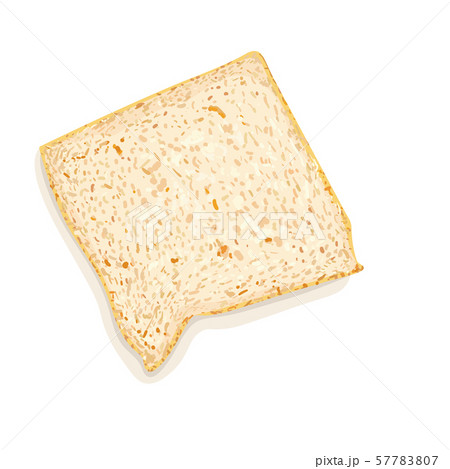 Closeup bread isolated on white background. Closeup bread isolated on white background. 57783807
