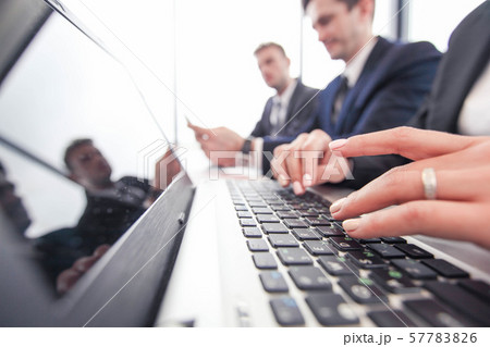 Business people at meeting 57783826