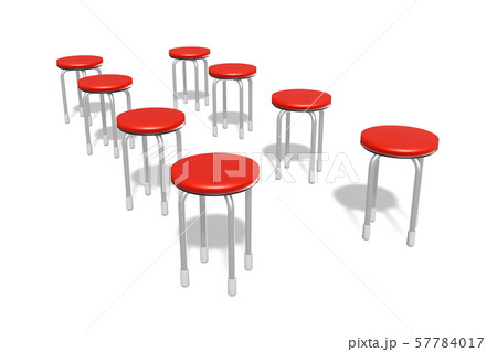 椅子　(並べた椅子) 57784017