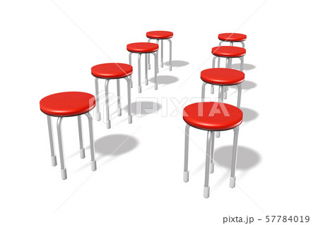 椅子　(並べた椅子) 57784019