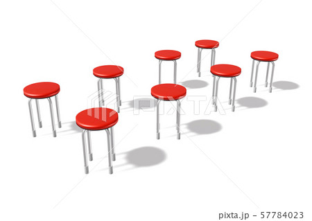 椅子　(並べた椅子) 57784023