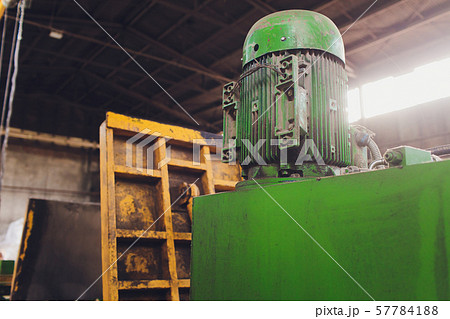 Special equipment for pressing paper waste at a waste sorting plant for further disposal or 57784188