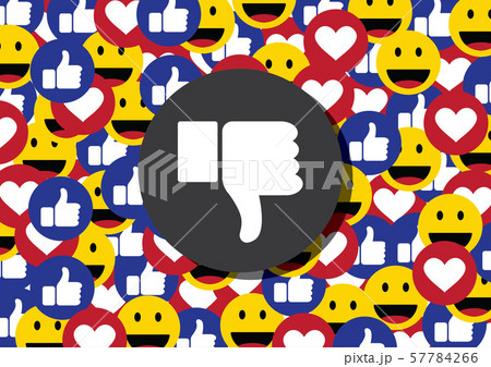 unlike or thumb down emoticon social media unlike or thumb down emoticon social media 57784266