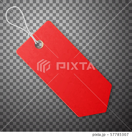 Red label. Sale promotion, low price offer. 57785307