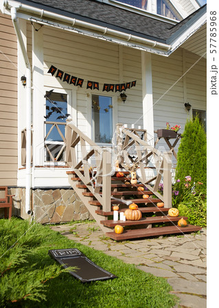 House Decorations on Halloween House Decorations on Halloween 57785968