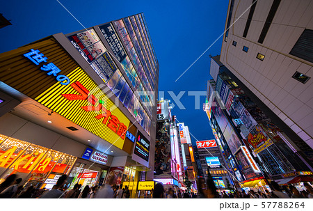 日本の東京都市景観　東京・秋葉原（ラジオ会館など） 57788264