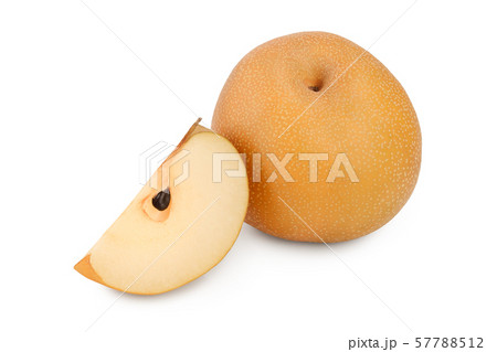Fresh asian pear isolated on white background 57788512
