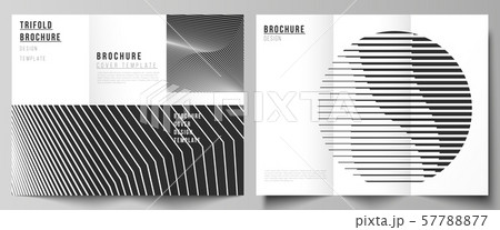 The minimal vector layouts. Modern creative covers design templates for trifold brochure or flyer 57788877