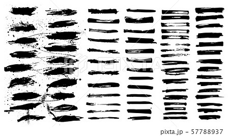 Ink splashes vector set Ink splashes vector set 57788937