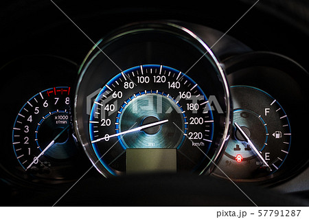 Illuminated car dashboard 57791287