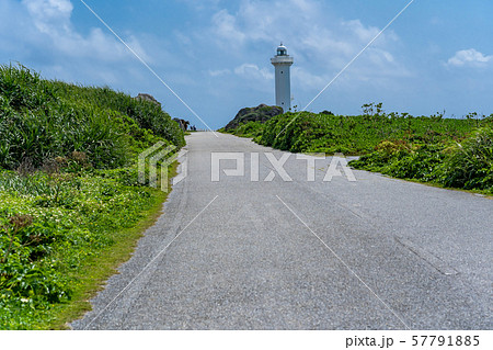 沖縄 宮古島 東平安名崎灯台への道 沖縄 宮古島 東平安名崎灯台への道 57791885
