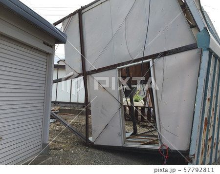 台風15号 ファクサイ 千葉 倒壊家屋 台風15号 ファクサイ 千葉 倒壊家屋 57792811