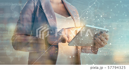 Businesswoman using tablet Businesswoman using tablet 57794325