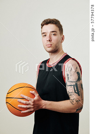 Confident basketball player Confident basketball player 57794378