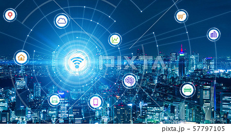 ワイヤレスネットワーク　5G　モバイル通信 57797105