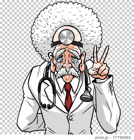 White coat doctor left choke piece right behind old man teacher doctor emotions expression White coat doctor left choke piece right behind old man teacher doctor emotions expression 57798860