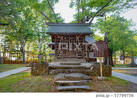 川中島古戦場 八幡社 旧本殿 57799756